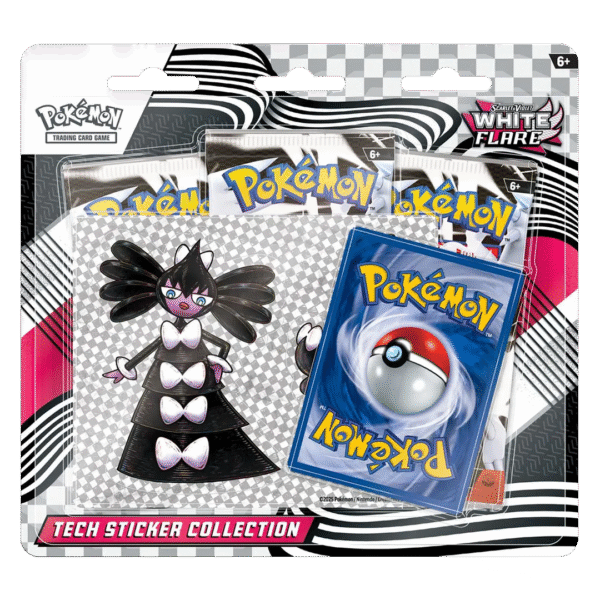 White Flare Tech Sticker Collection