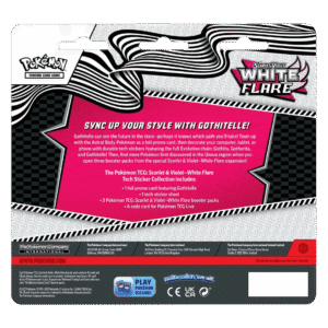 White Flare Tech Sticker Collection